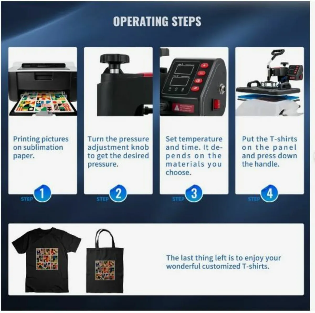 Heat Press, 5 in 1 Heat Press Machine Machine - Image 4