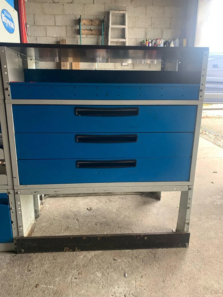 4 van shelving units - Image 2