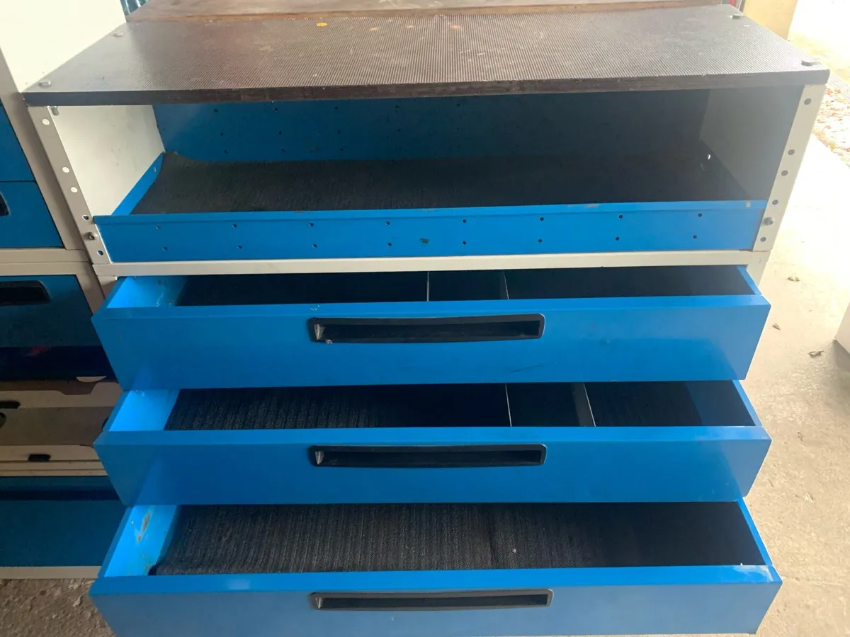 4 van shelving units - Image 3