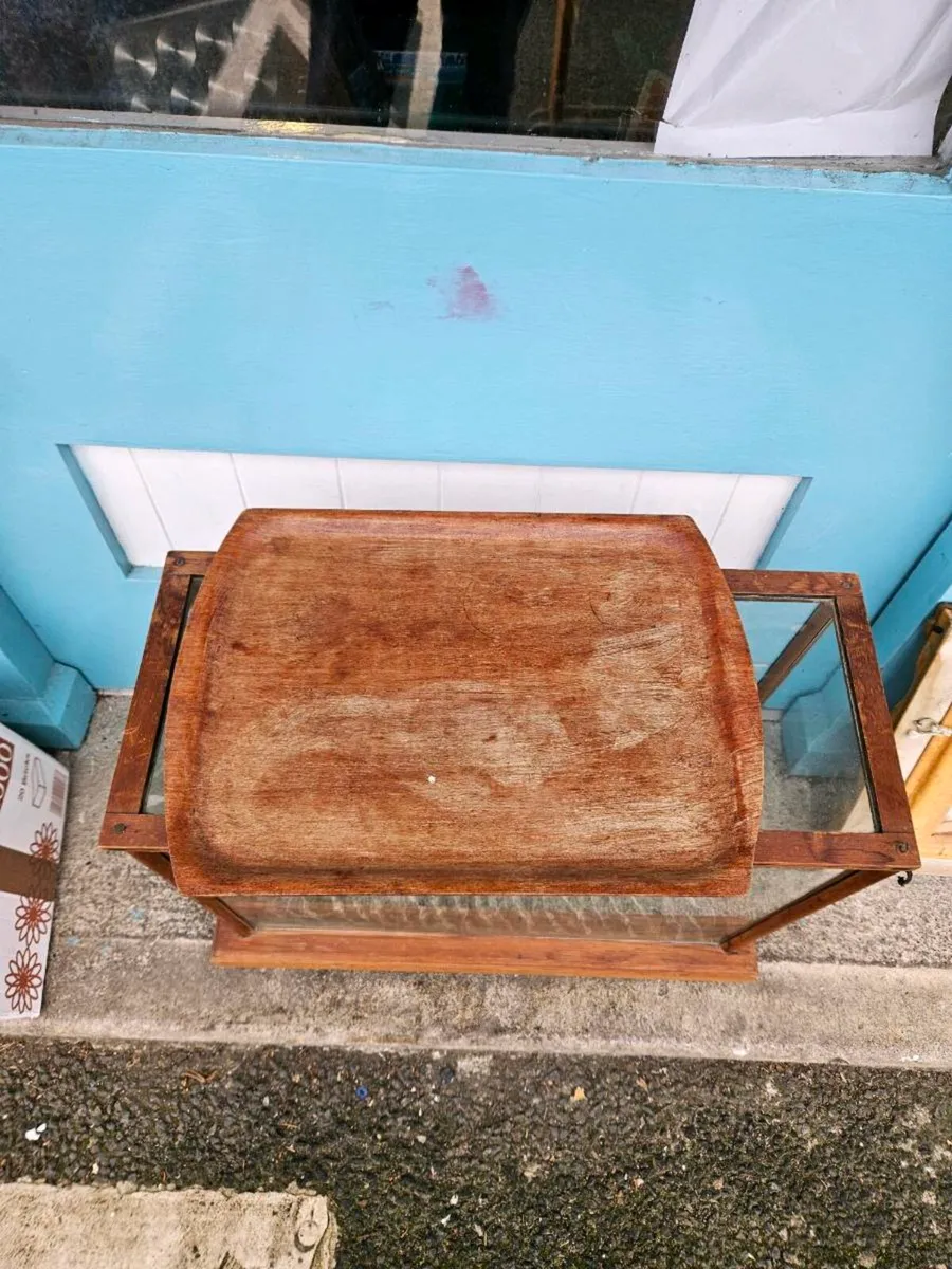 Vintage Mid Century Wooden Tray Made in Denmark - Image 2