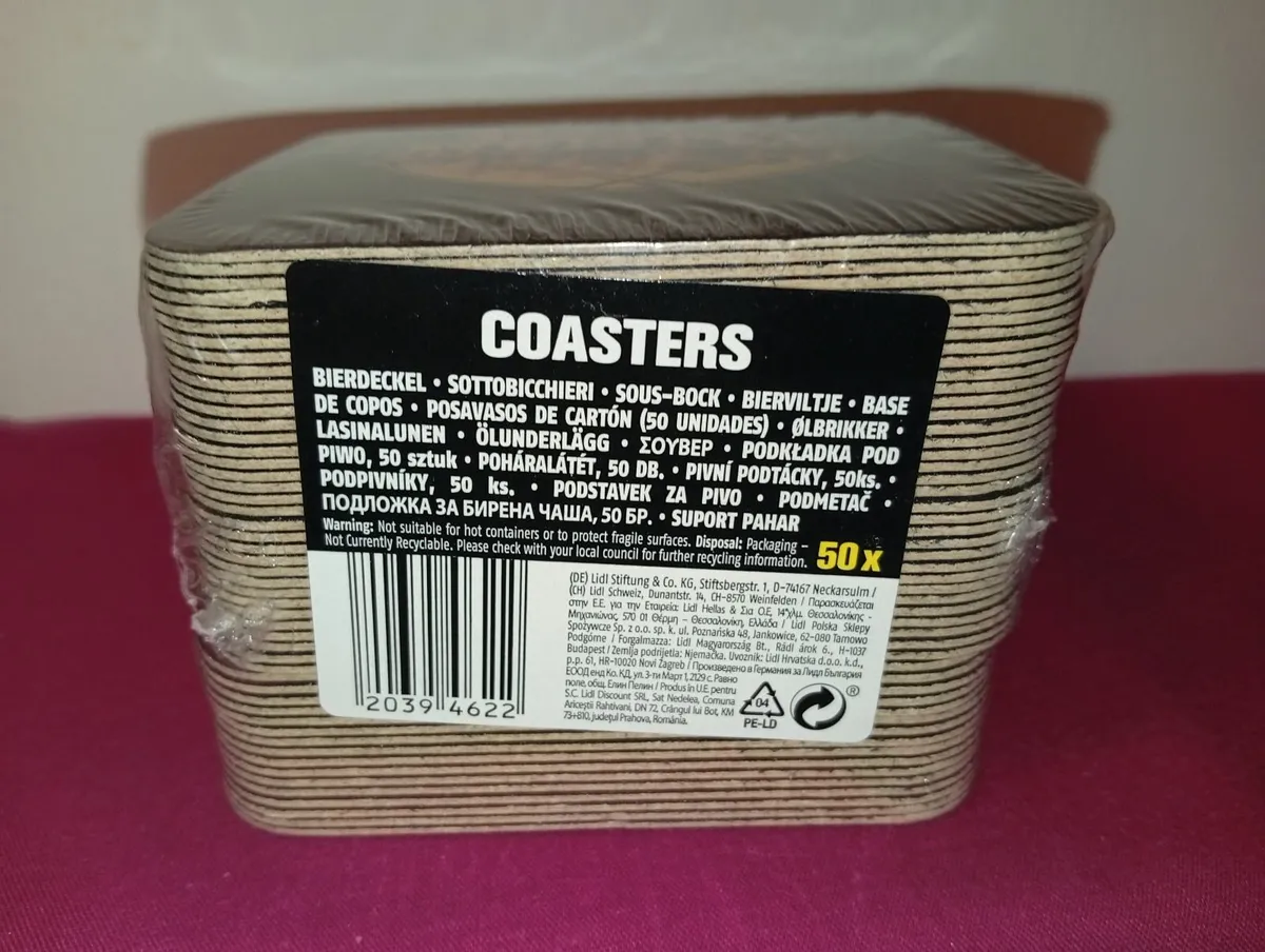 Pack Of 50 Unopened Unused Grill Meister Beer Mats - Image 3