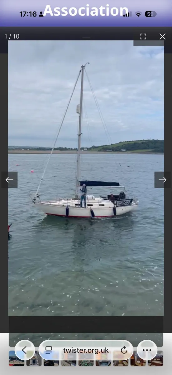 Twister 28ft Sail Boat 1984 - Image 1