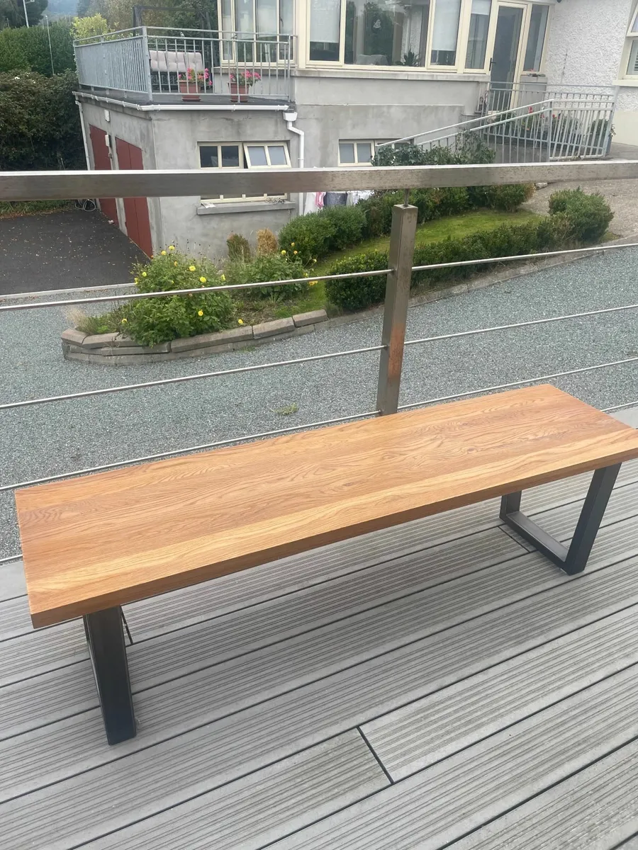 EZ Living Dining Oak Bench 160 cm - Renvyle Bench - Image 3
