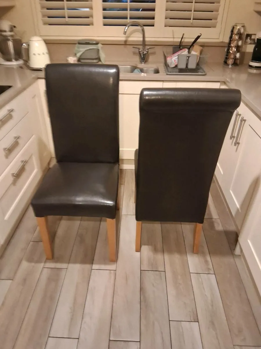 Leather Chairs - Image 1