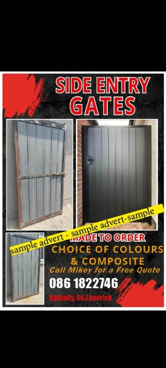 Steel side entry gates and house gates - Image 4