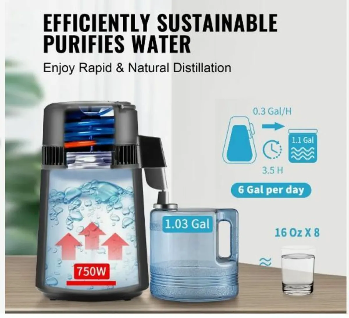 4L Water Distiller Purifier Machine - Image 2
