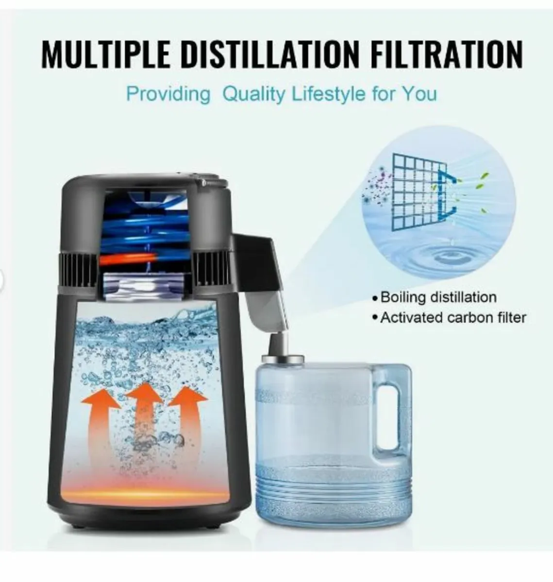 4L Water Distiller Purifier Machine - Image 3