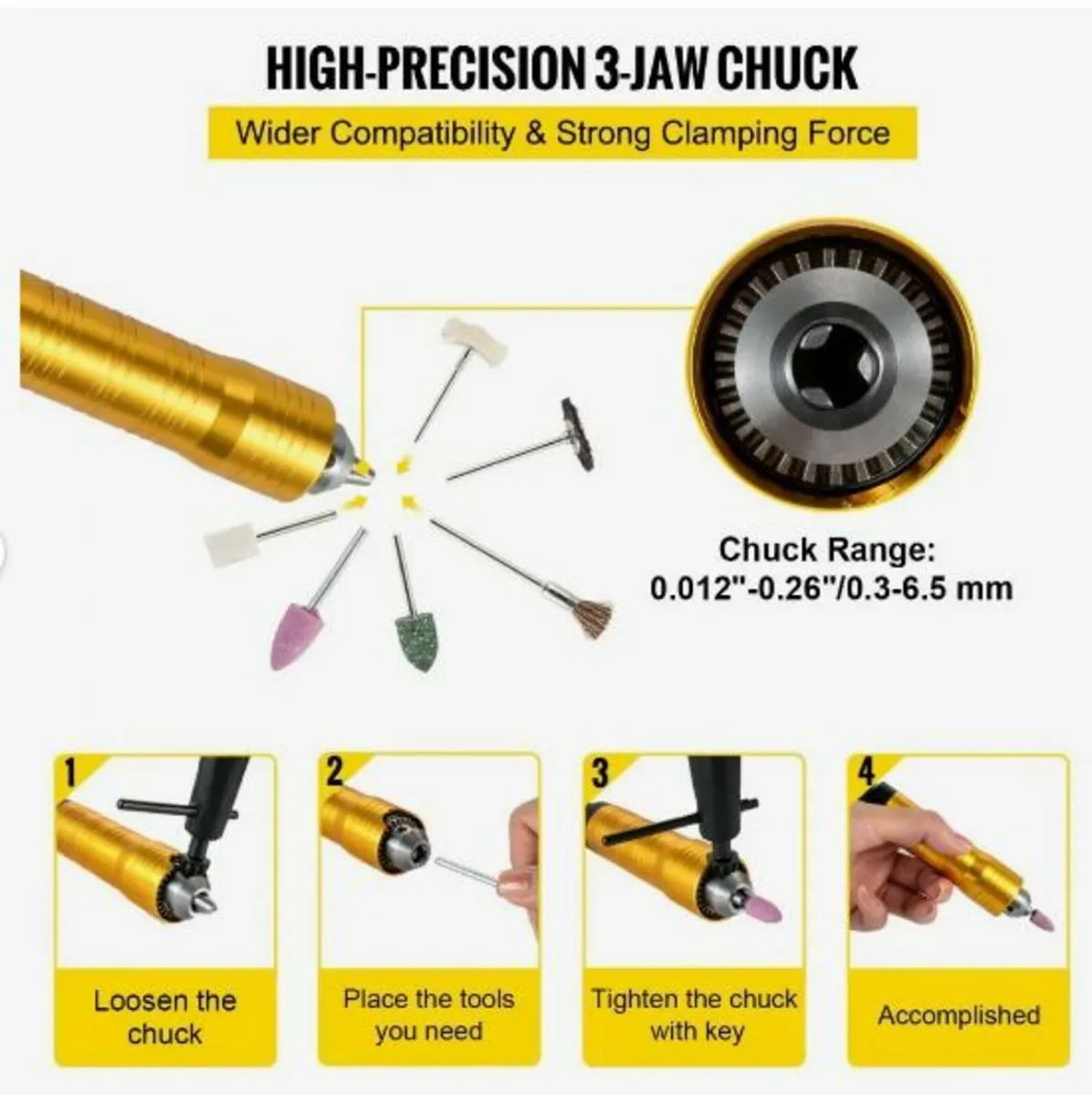 Flex Shaft Grinder 780W Rotary Tool - Image 4