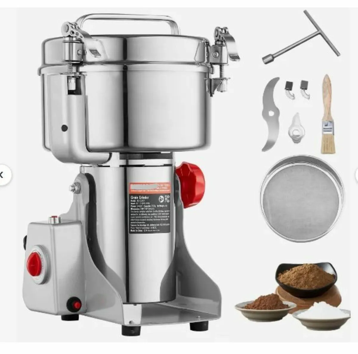2500g Electric Grain Mill Grinder - Image 1