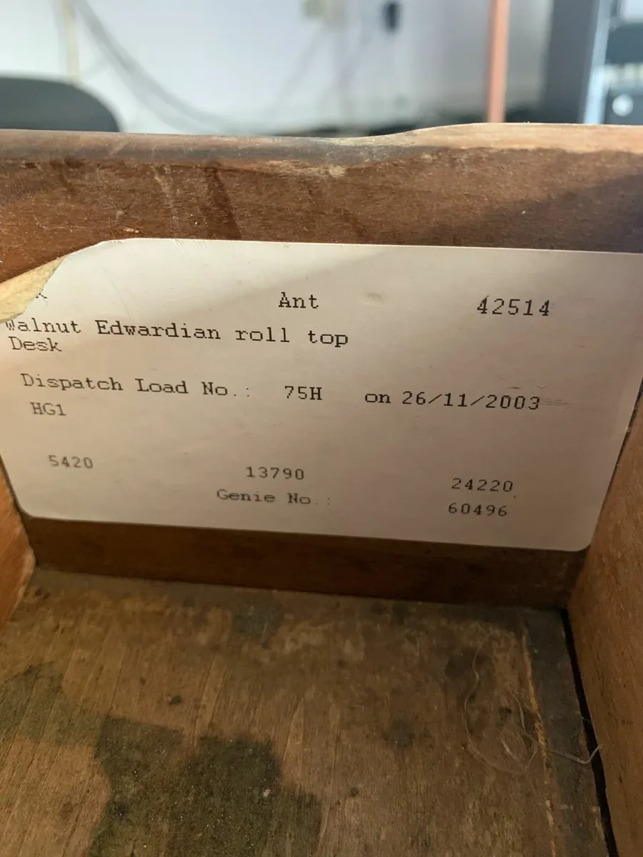 Roll Top Desk Antique - Image 4