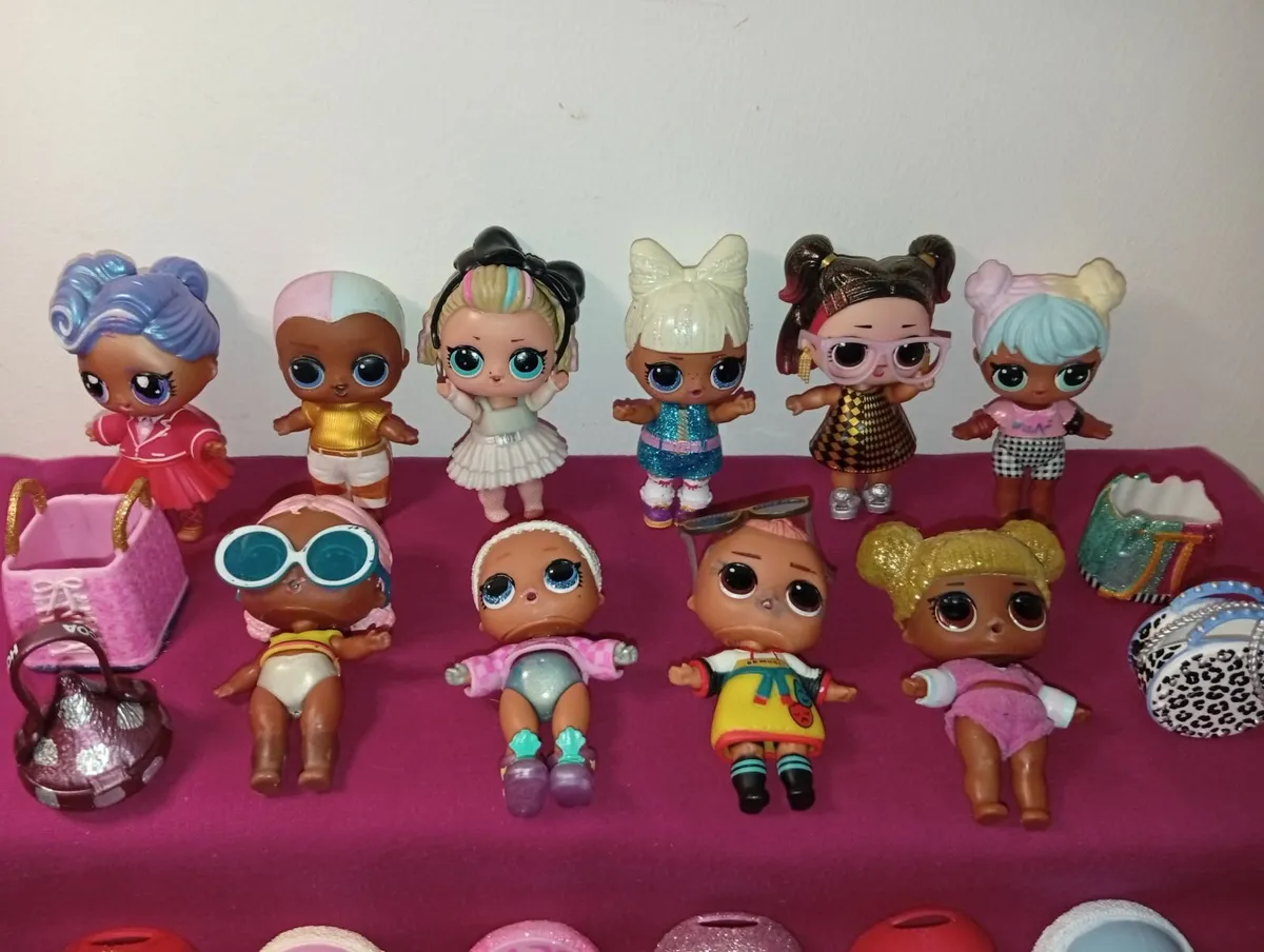 Collection Of Lol Mini Dolls Plus Extras Large LOL - Image 2