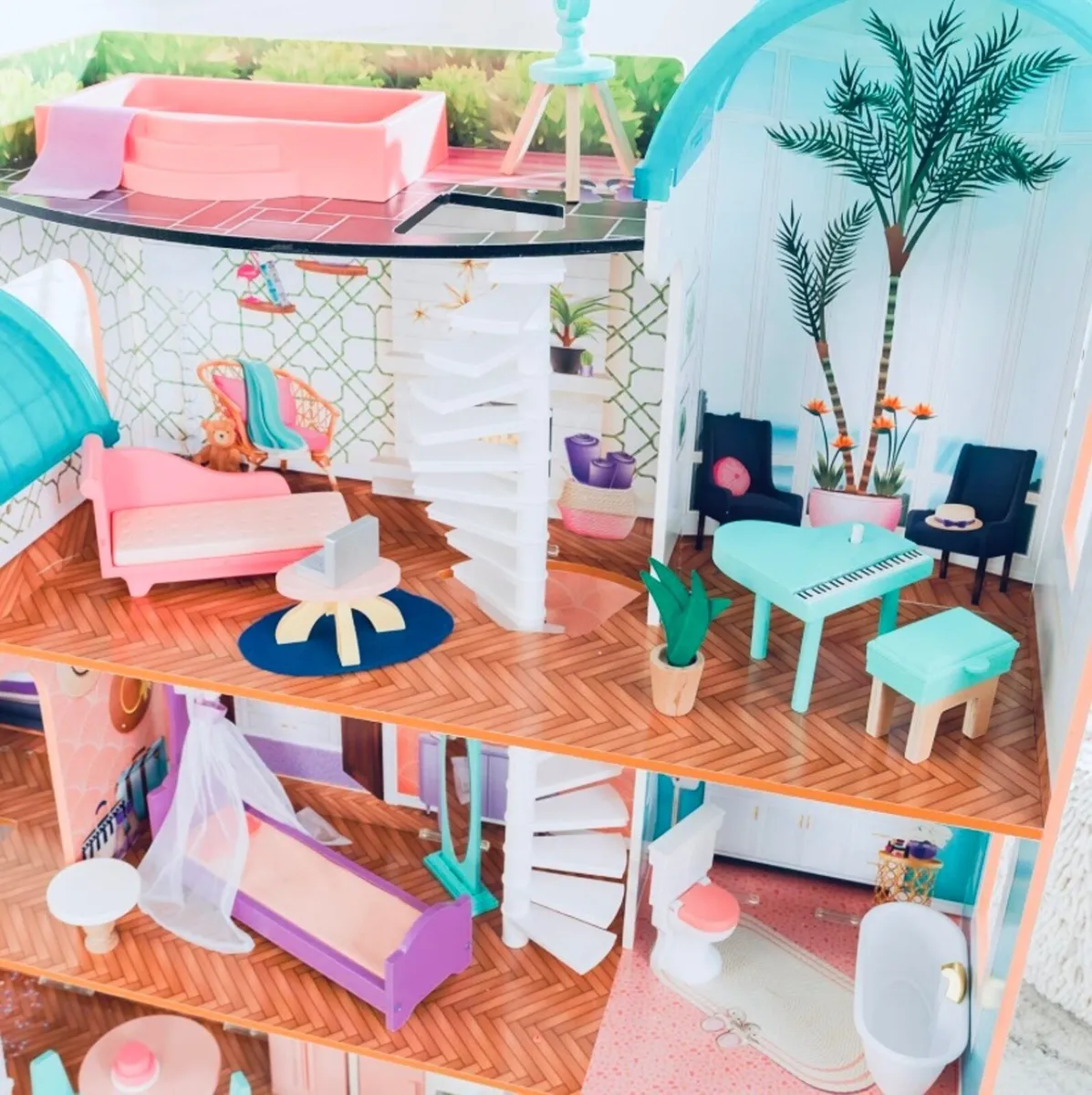 Kids Kraft - Wooden Dolls House - Image 3