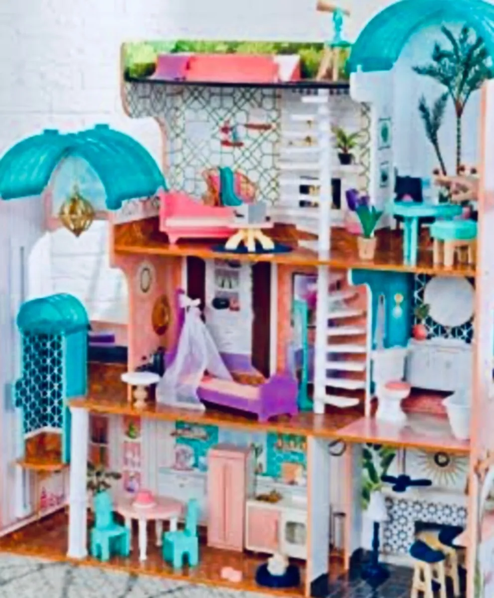 Kids Kraft - Wooden Dolls House - Image 4