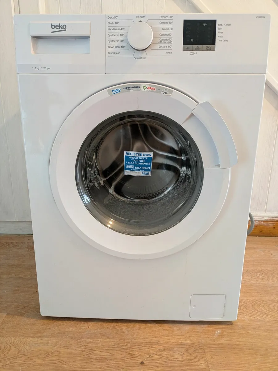 Beko 8kg 1200 spin Washing machine - Image 1