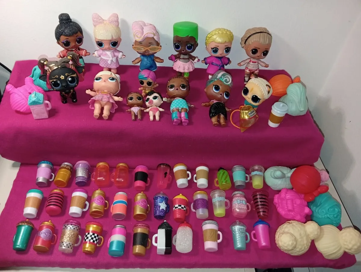 Collection Of Lol Mini Dolls Plus Extras For Large - Image 1