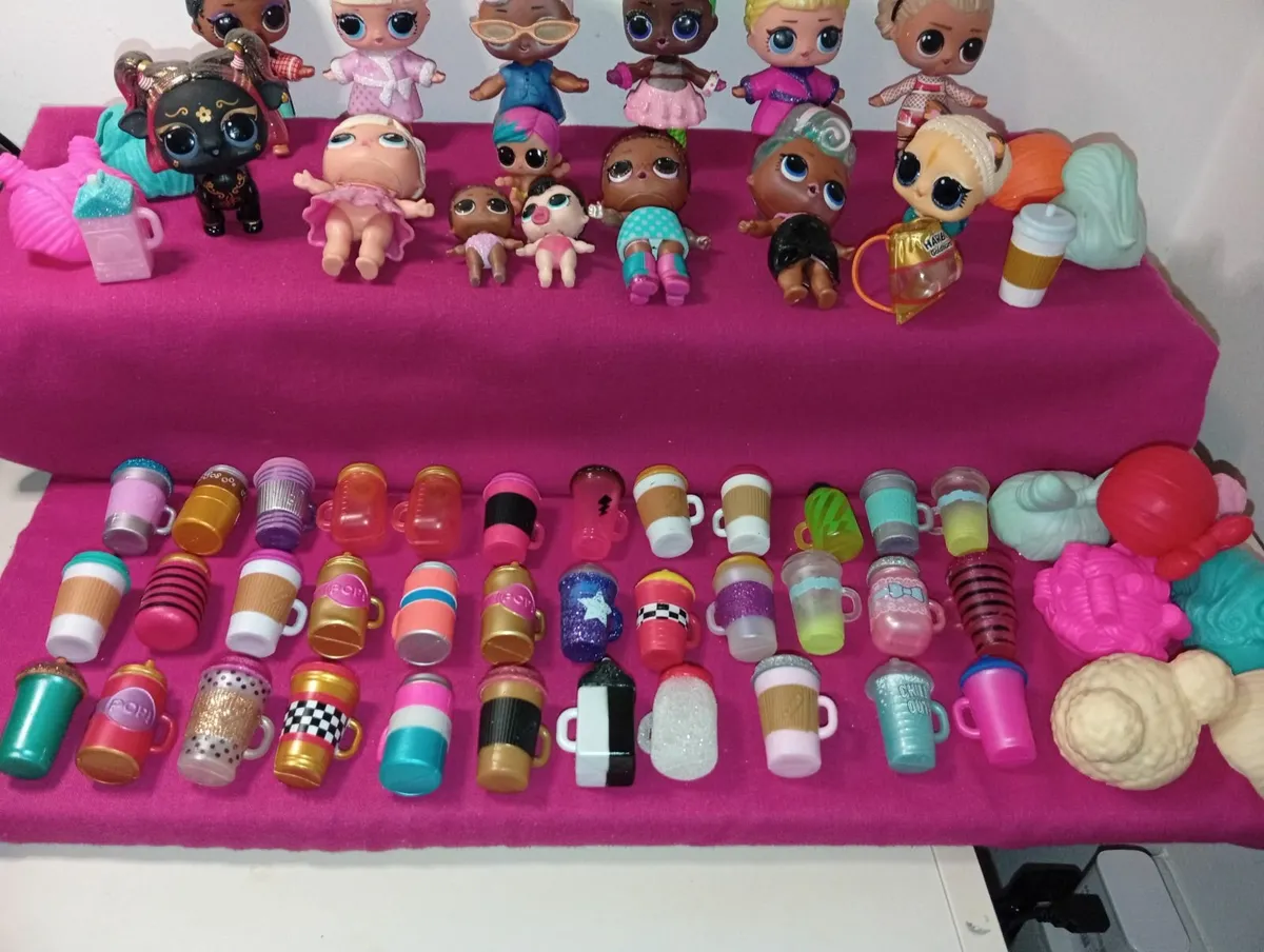 Collection Of Lol Mini Dolls Plus Extras For Large - Image 2