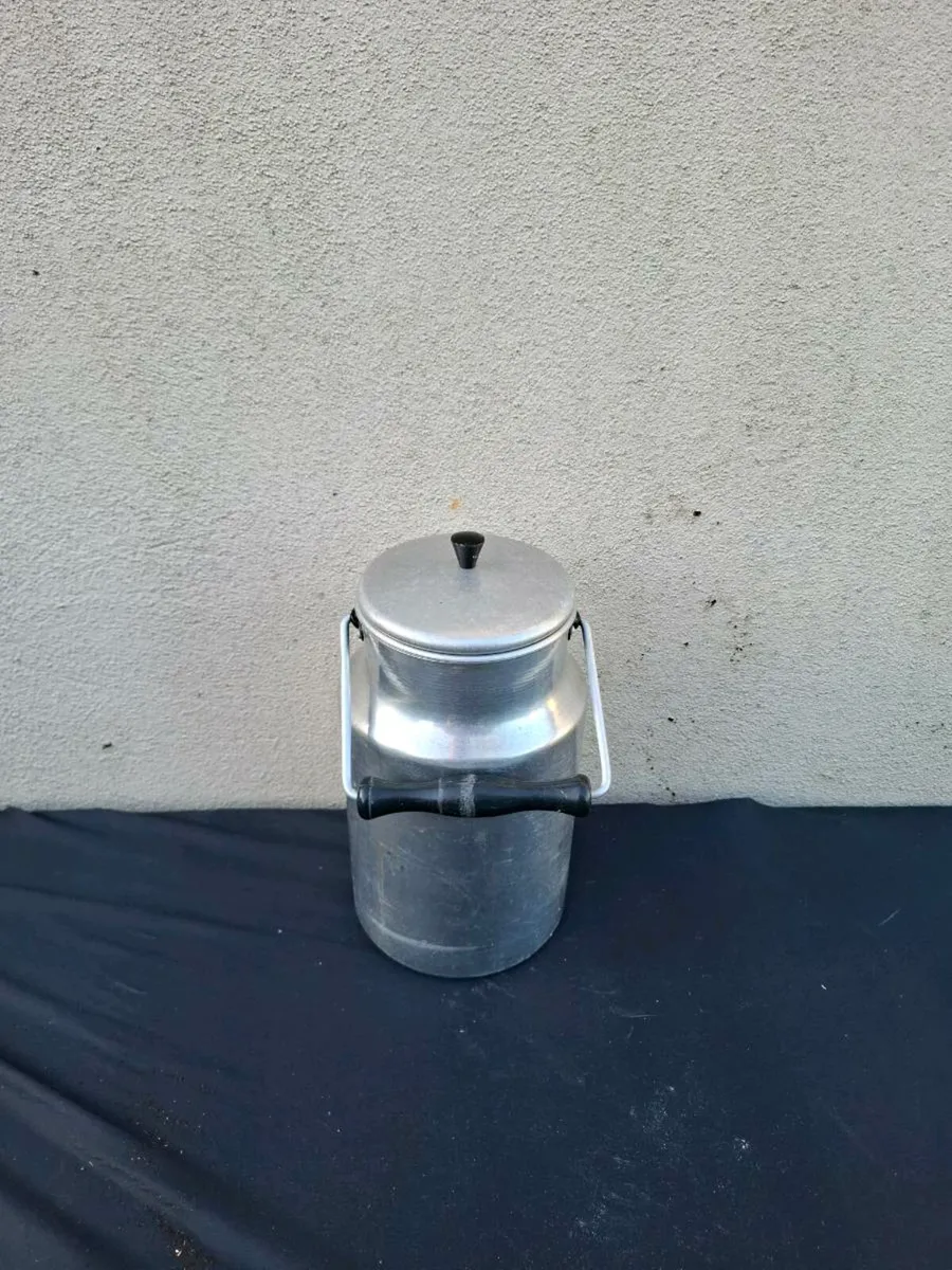 Tin vintage milk can churn postage possible