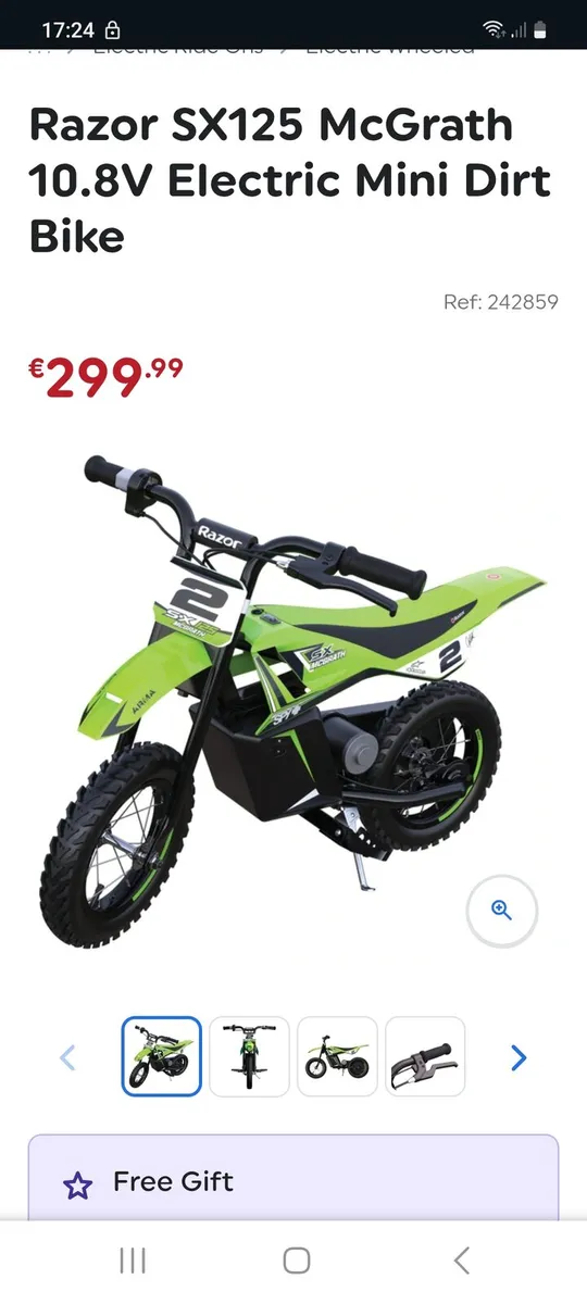 Kids electric dirtbike 12v - Image 1