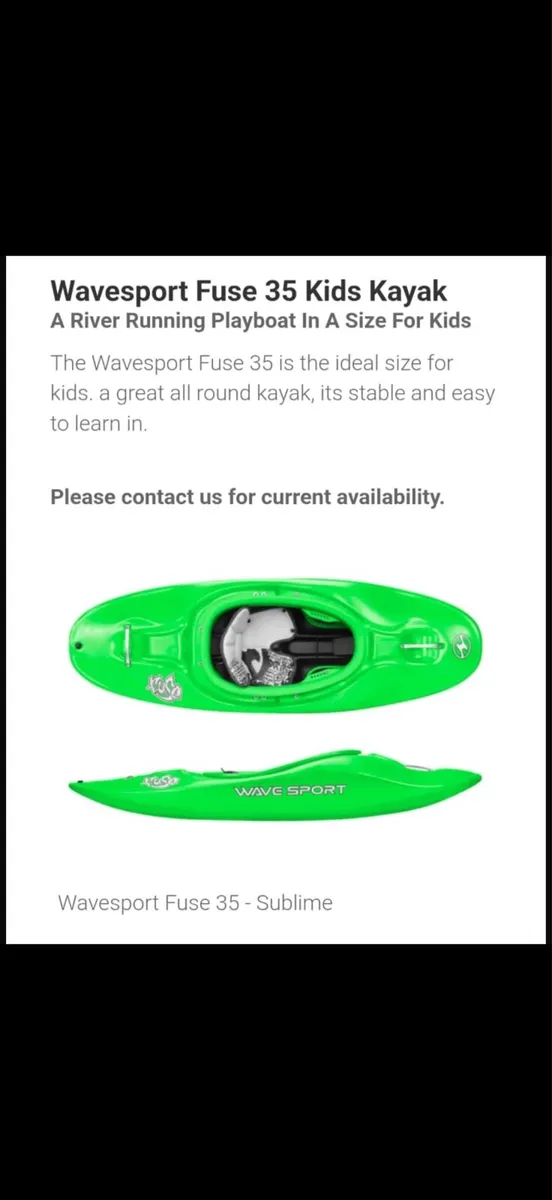 Kayak wavesport fuse 35 - Image 1