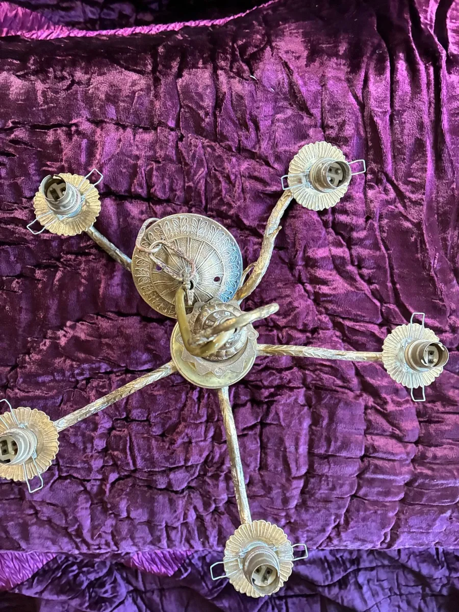 Antique light fitting - Image 1