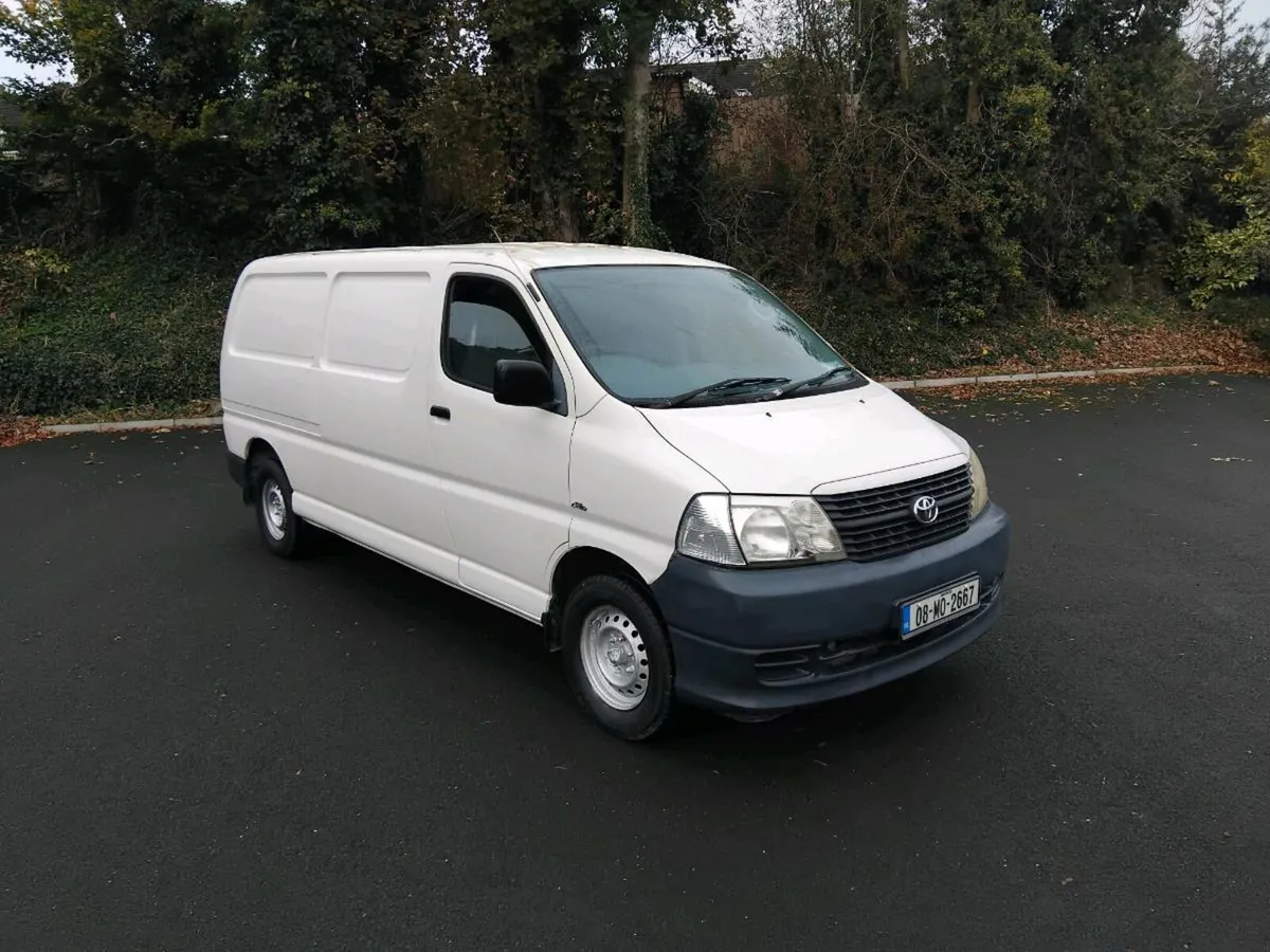 Very clean 2008 Toyota hiace van test 20/04/26 - Image 1
