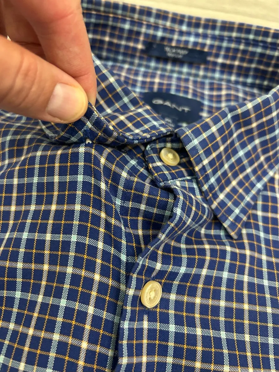 Gant Tech Prep Button Down Check Shirt Mens XXL - Image 4