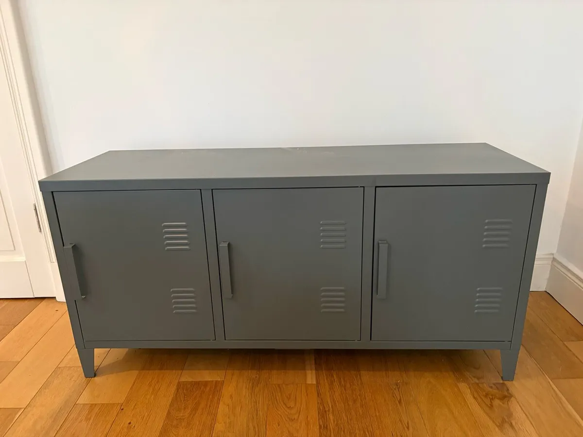 Grey tv cabinet - Image 2