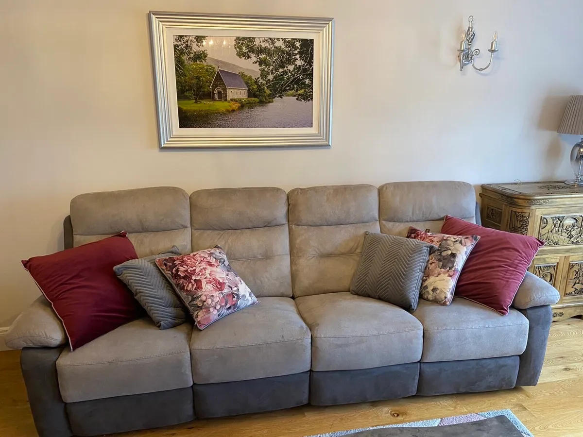 Sofa, Table and curtains - Image 1