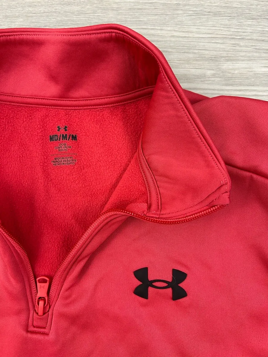 Under Armour Half Zip Golf Jumper Mens Medium - Image 3