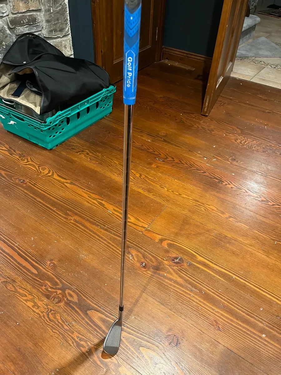 Ping A210 9 iron with blue golf pride grip - Image 2