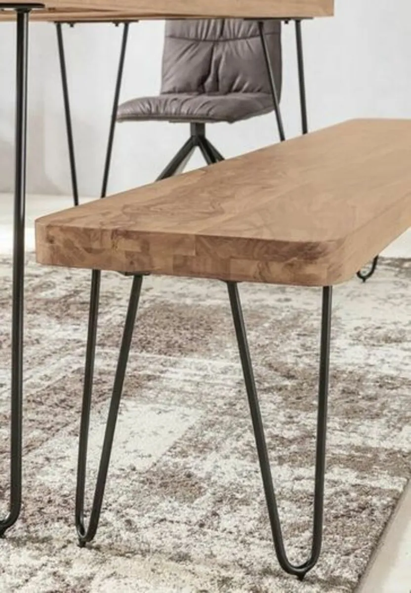 Solid wood dining bench Wooden bench - Image 2