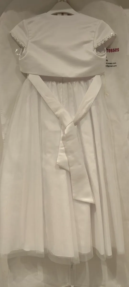 Beautiful brand new communion dress with bolero - Image 3