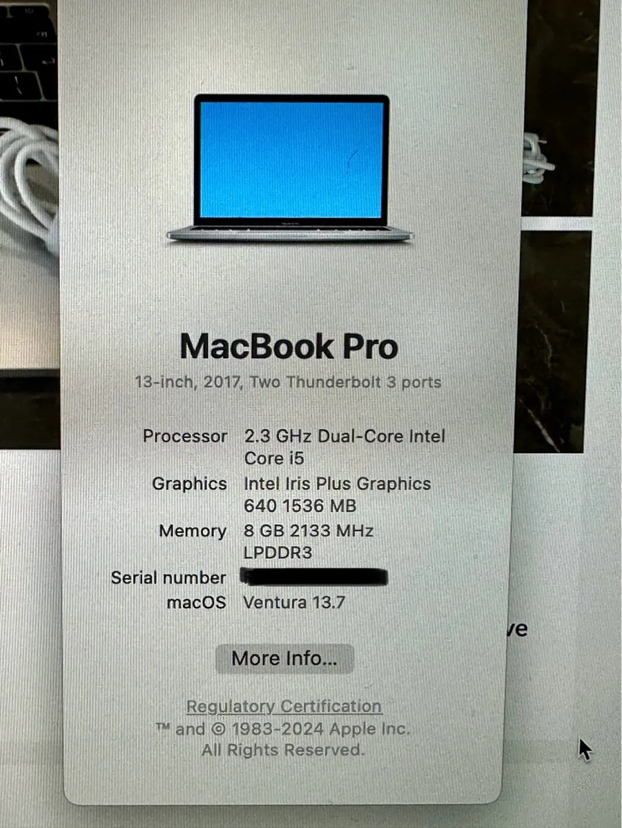 MacBook 13” Pro 2017  i5 - Image 4