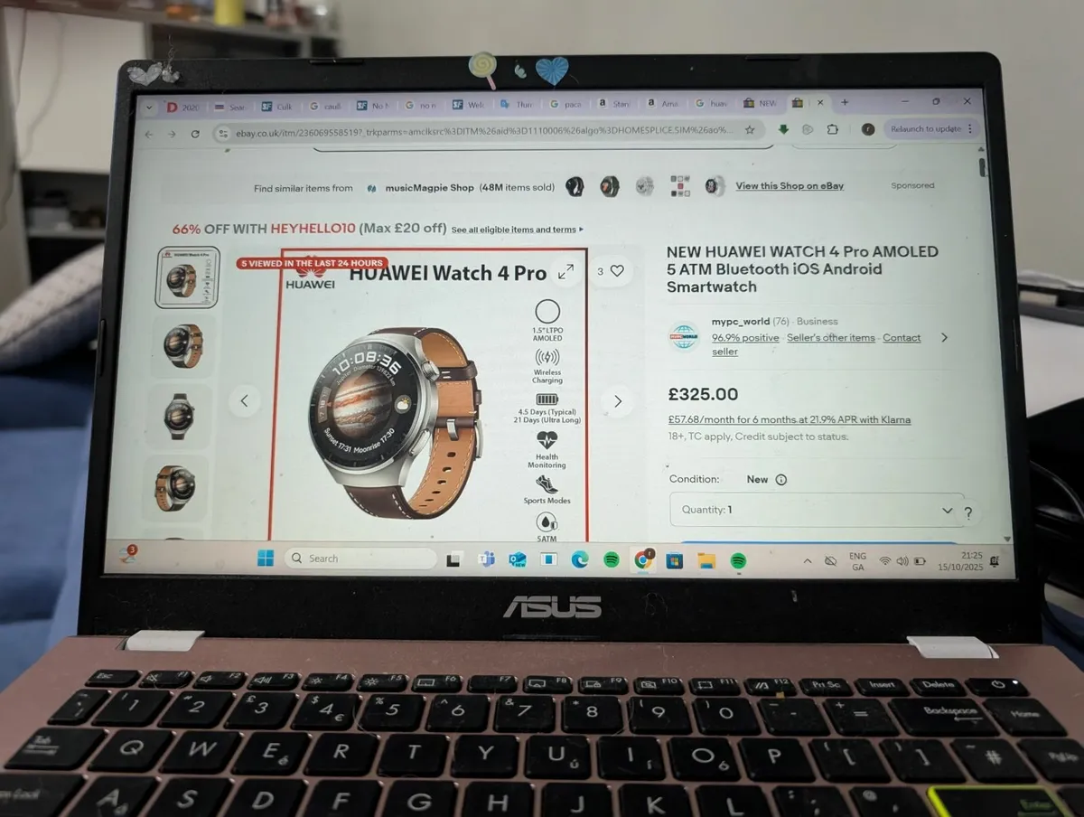 huawei watch 4 46mm like new - Image 4