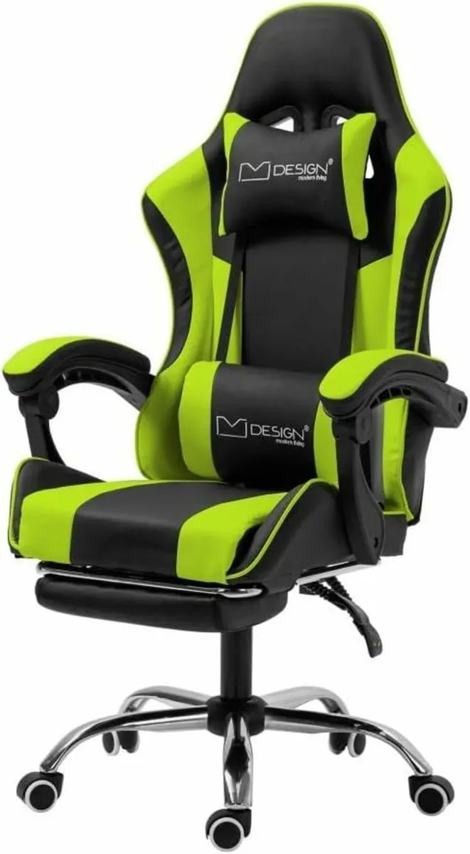 Massage Gaming Chair with footrest - Image 3