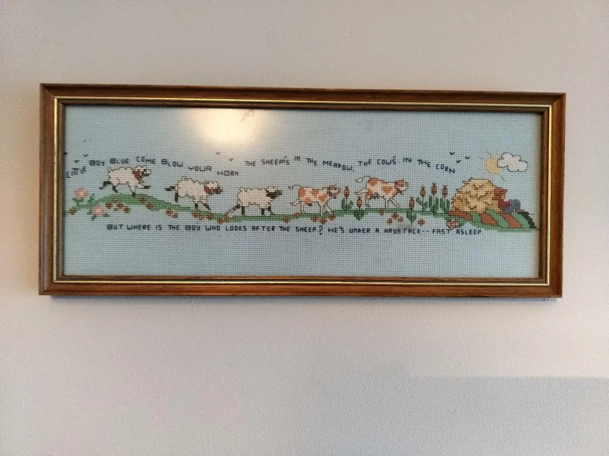 Cross-stitch picture - Image 1