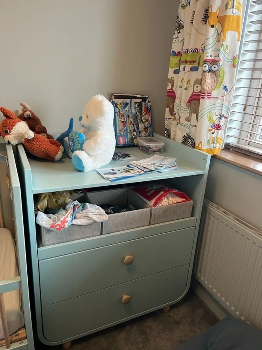 ikea myllra changing table with drawers