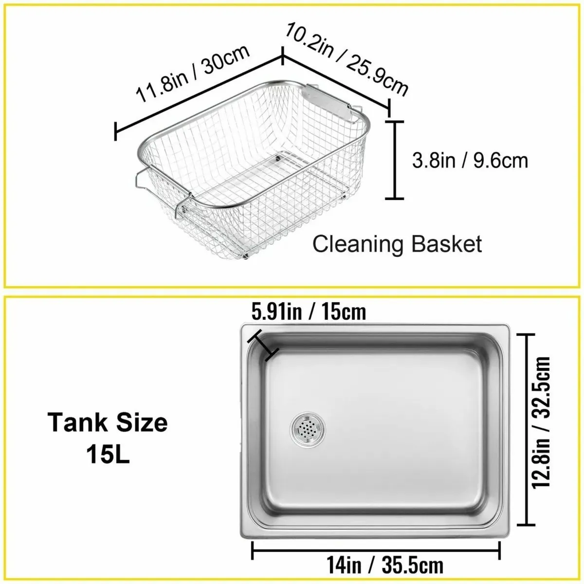 15L Ultrasonic Cleaner Deep Cleaning - Image 2