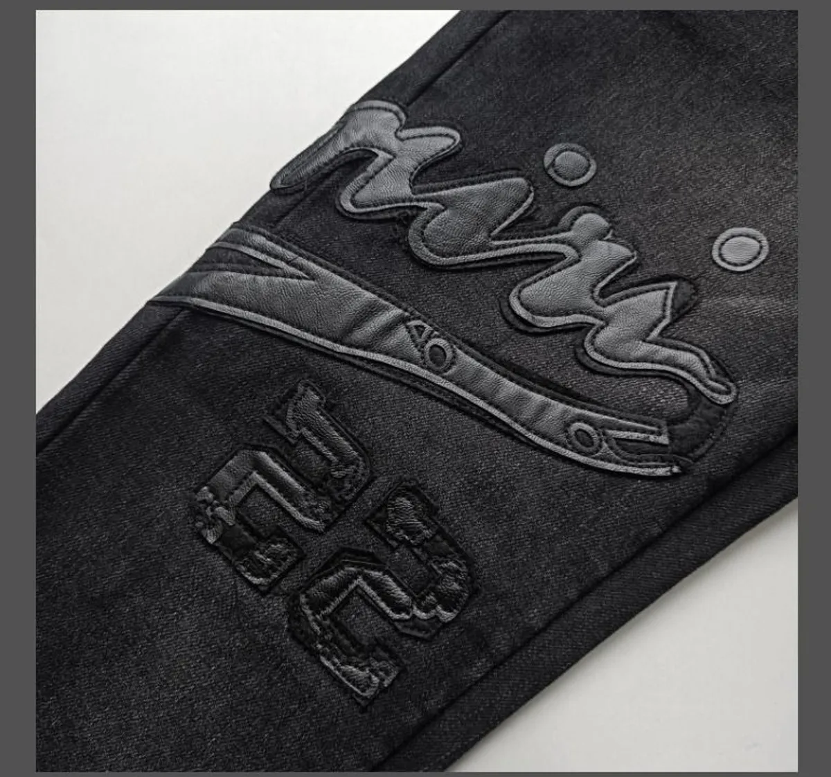 AMIRI Varsity Skinny Fit Jeans Black - Image 2