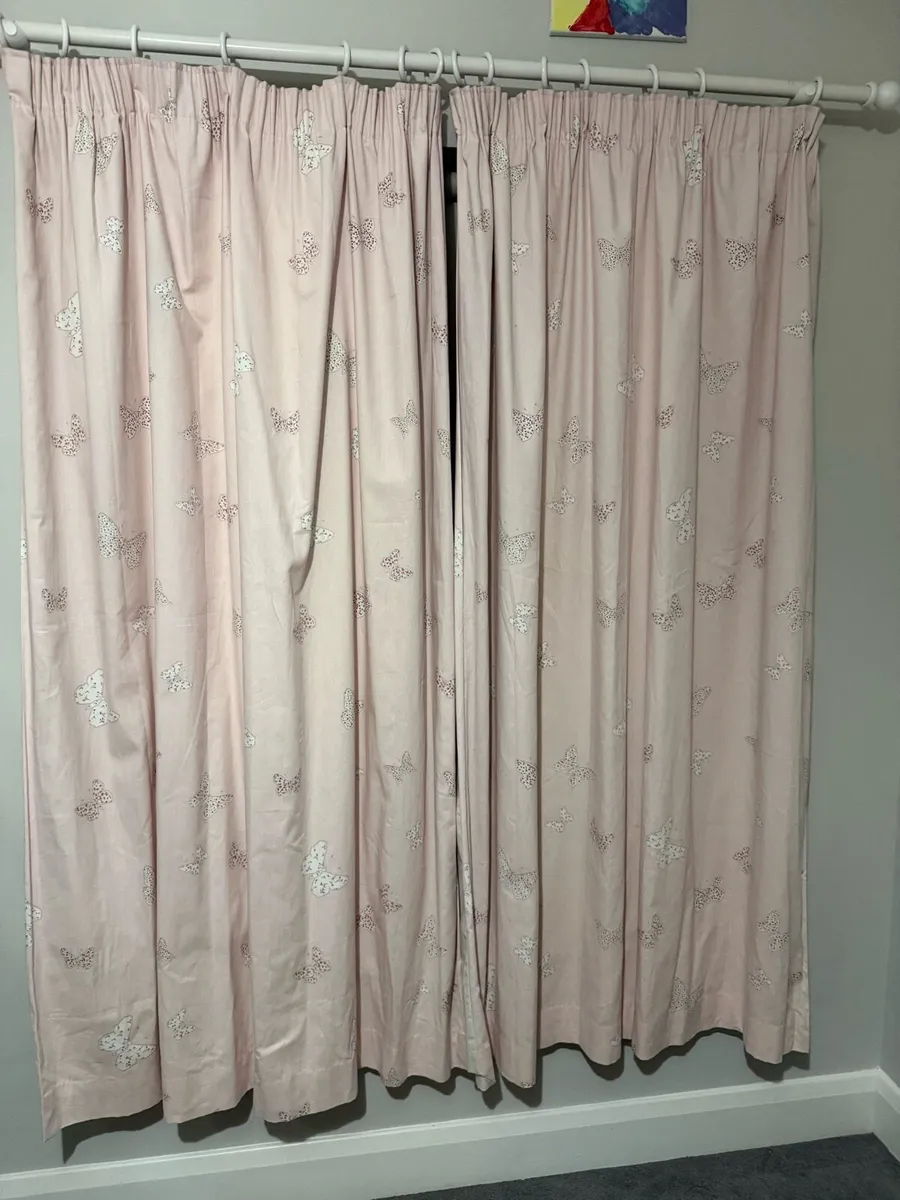 Laura Ashley Blackout Butterfly Curtains - Image 1