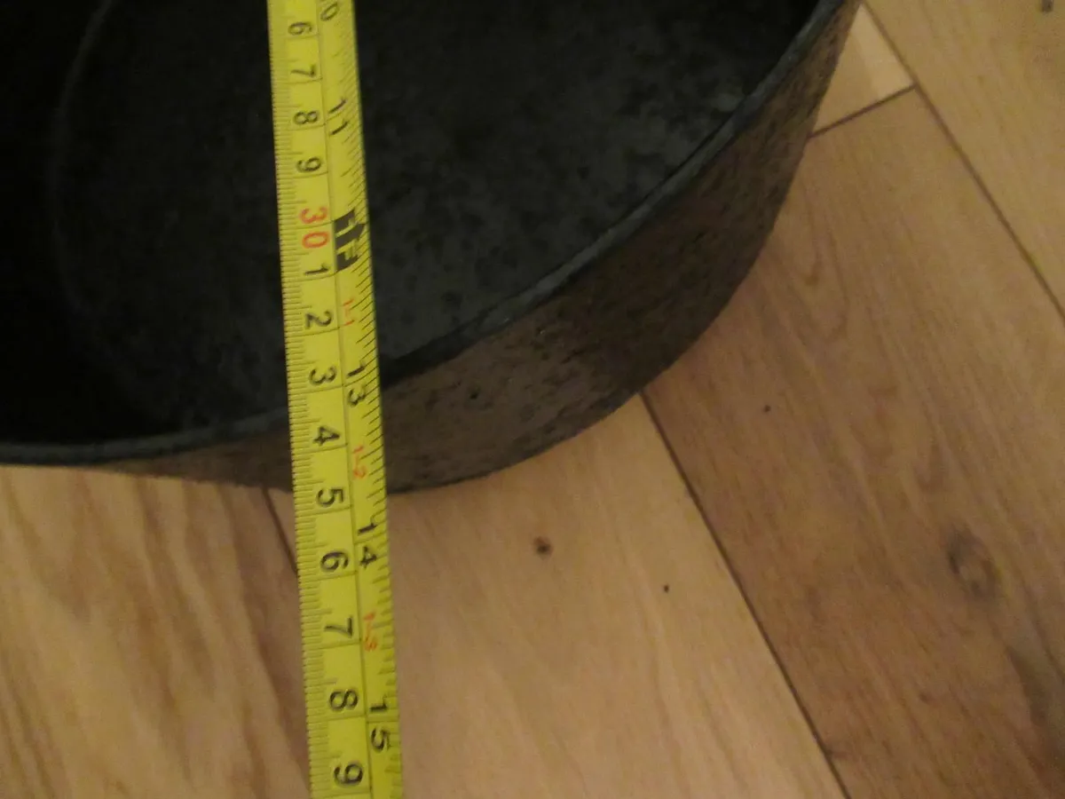 antique vintage skillet pot black cottage fire - Image 4