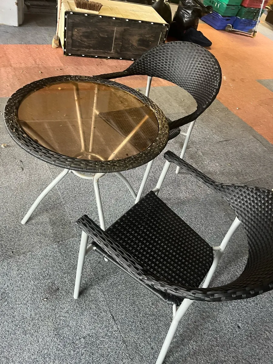 Garden table and chairs