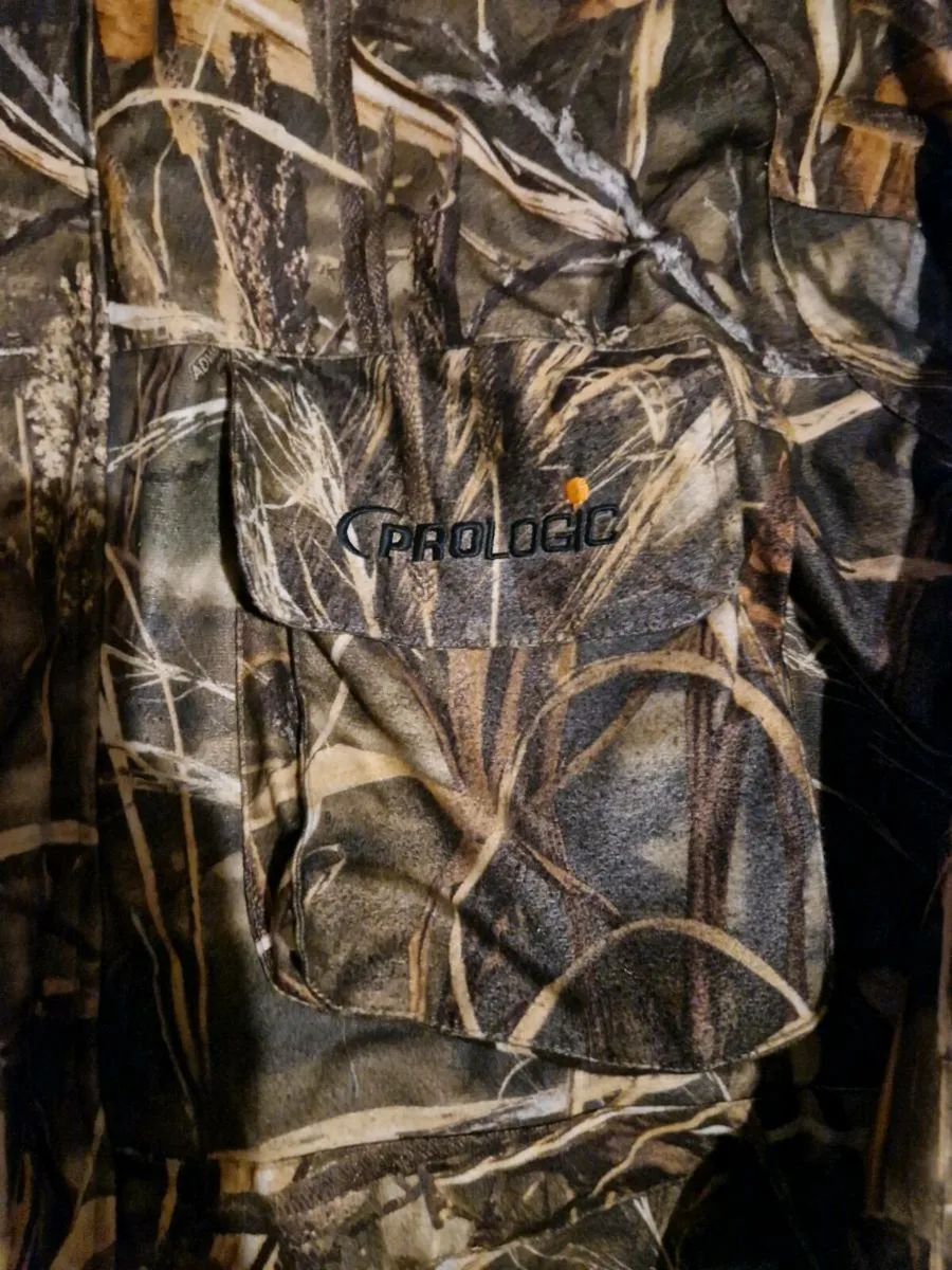 Fleece lined camo hunting jacket - Image 3