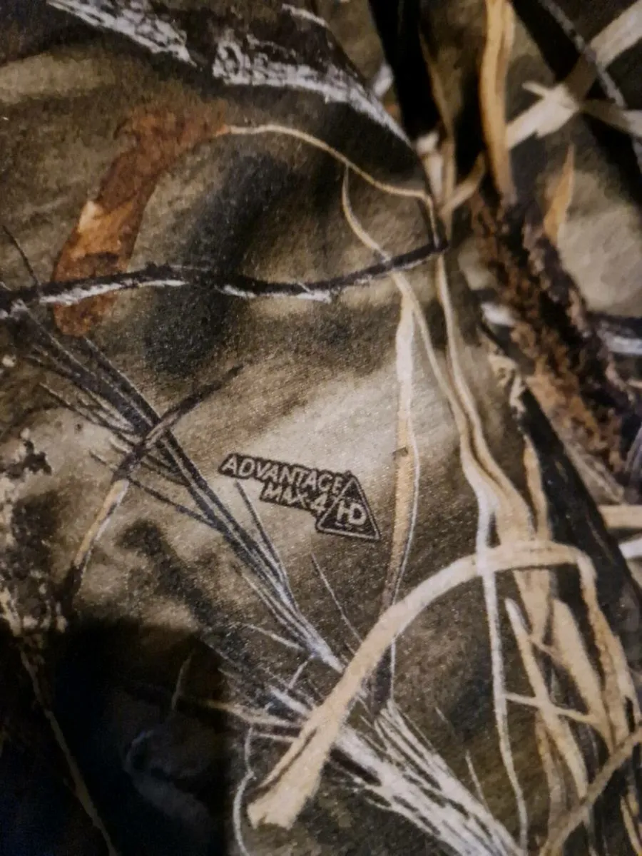 Fleece lined camo hunting jacket - Image 4