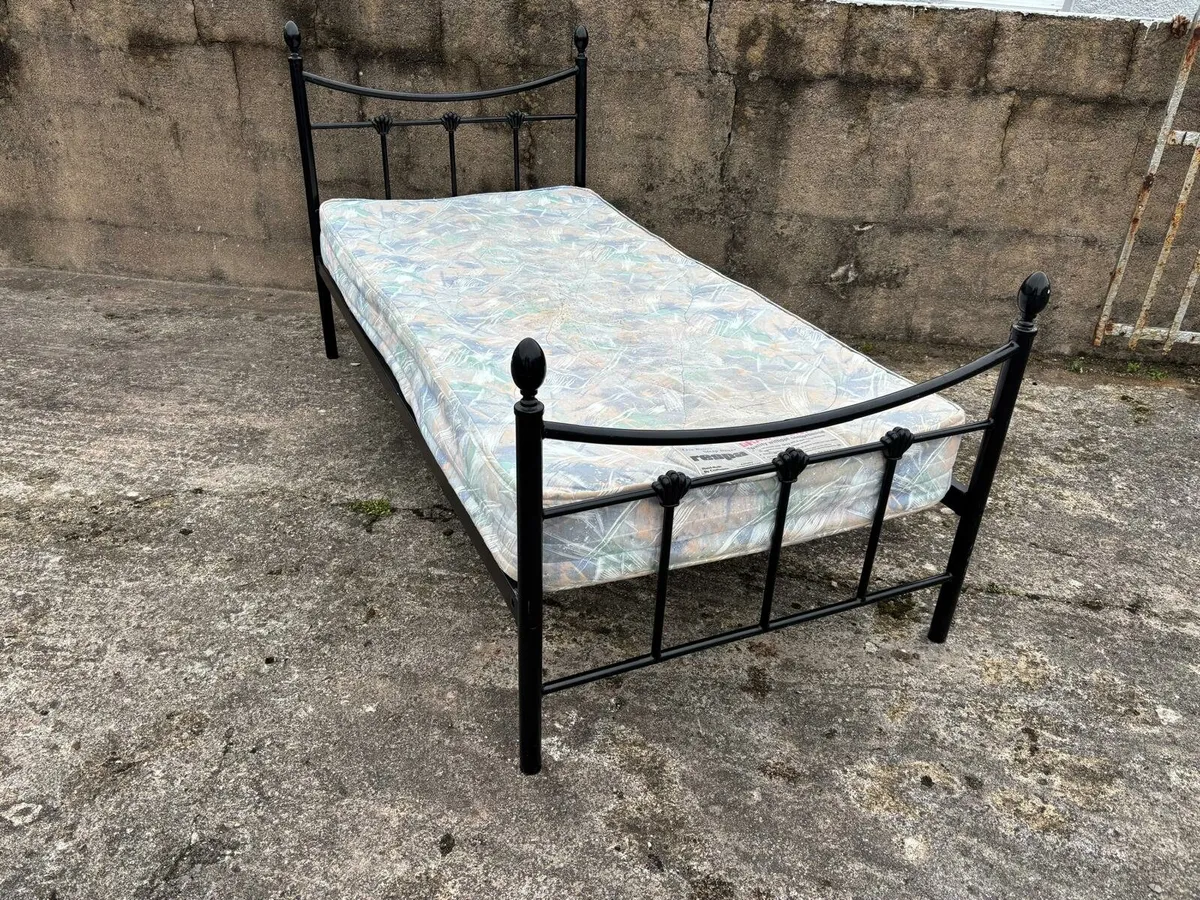 Black Wrought Iron - Single Bed - Image 1