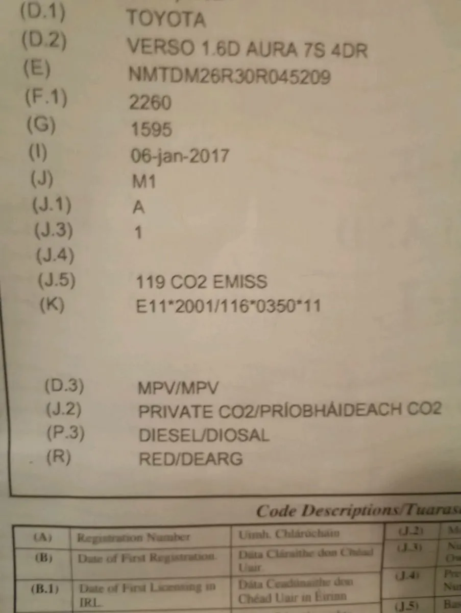 171 Toyota Corolla verso 1.6 D4D NCT/TAX mint - Image 4