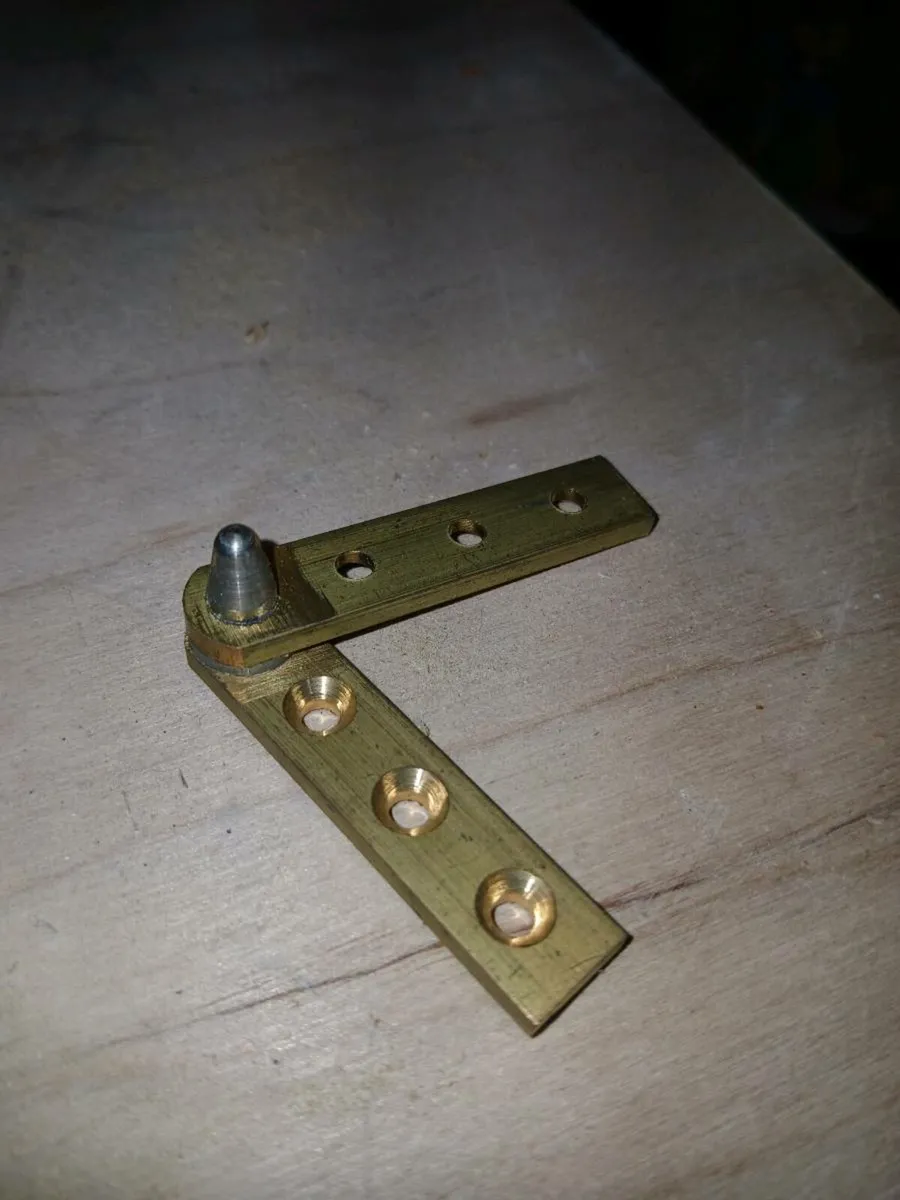 Solid Drawn brass pin hinges - Image 2