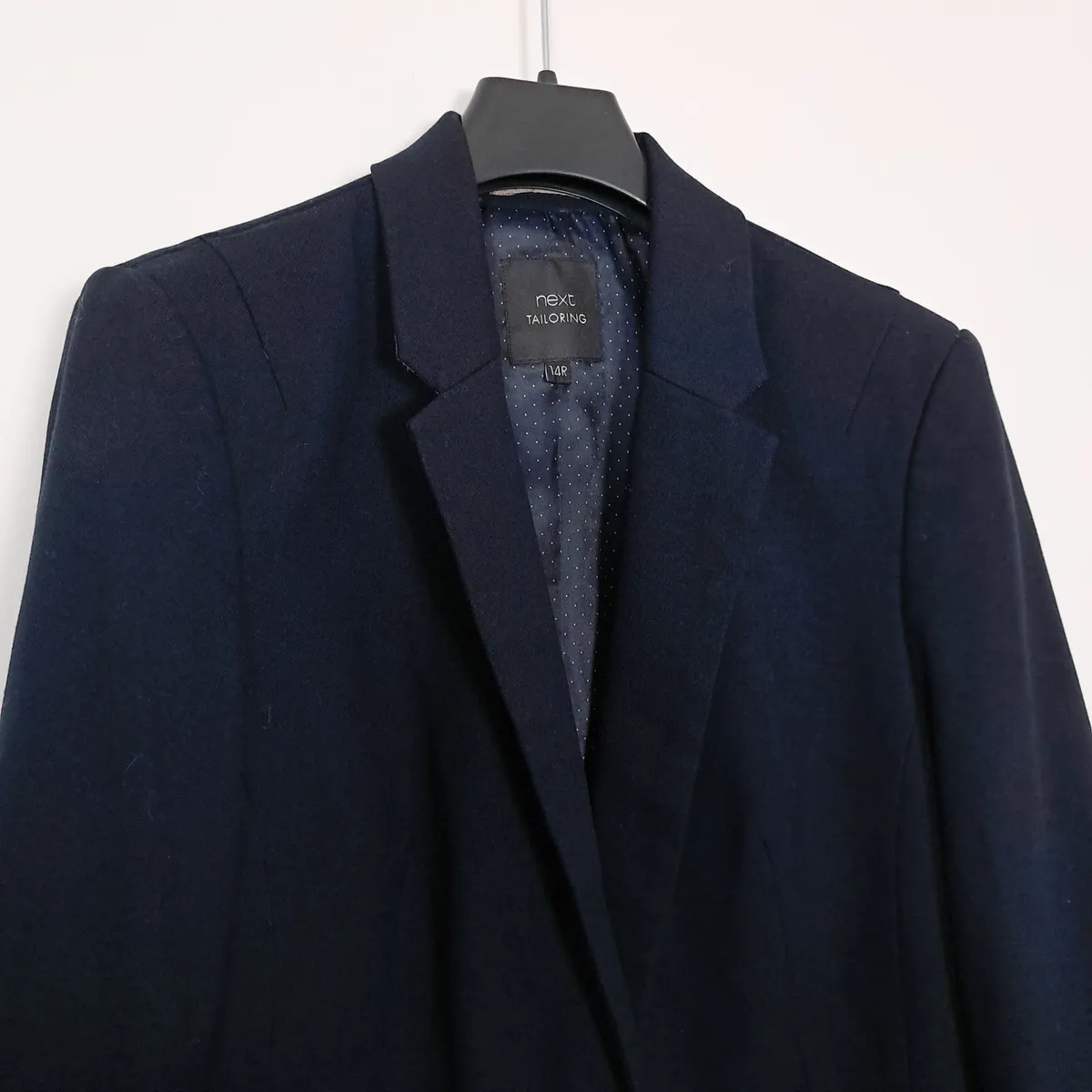 Next Navy Blue Fitted Blazer 14UK/42EU - Image 2
