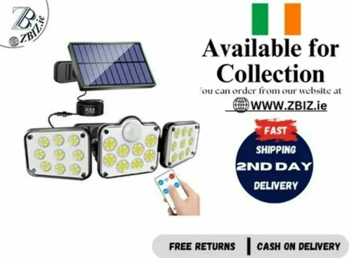 Solar Lights for Outdoor Use with Motion Sensor - Image 1