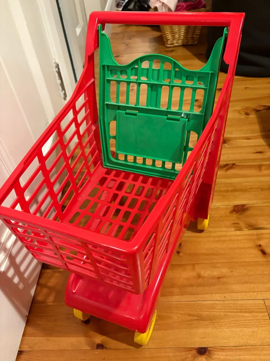 FREE toy supermarket trolley - Image 1